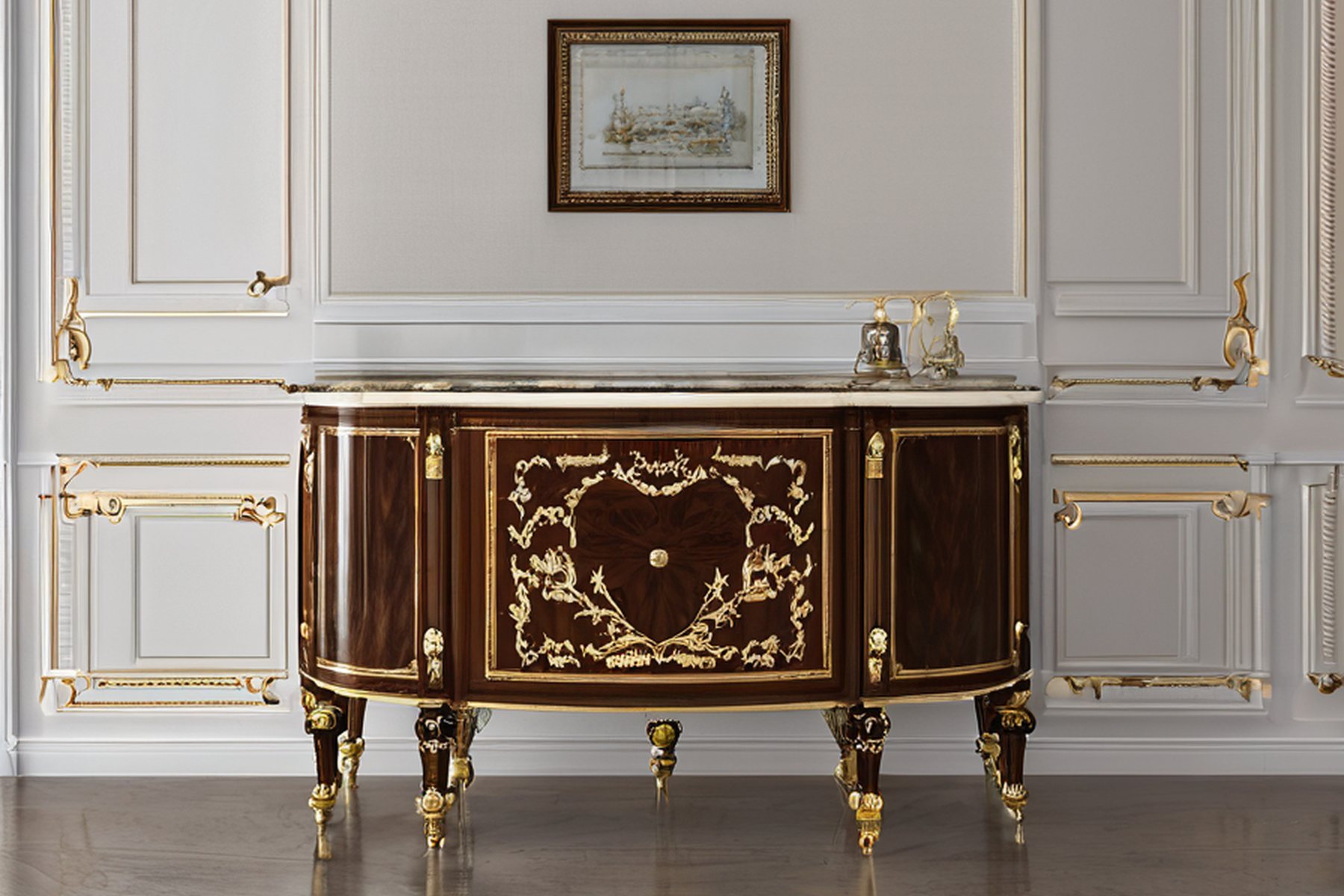 bespoke luxury classic furniture pull quote bedroom by Modenese Gastone