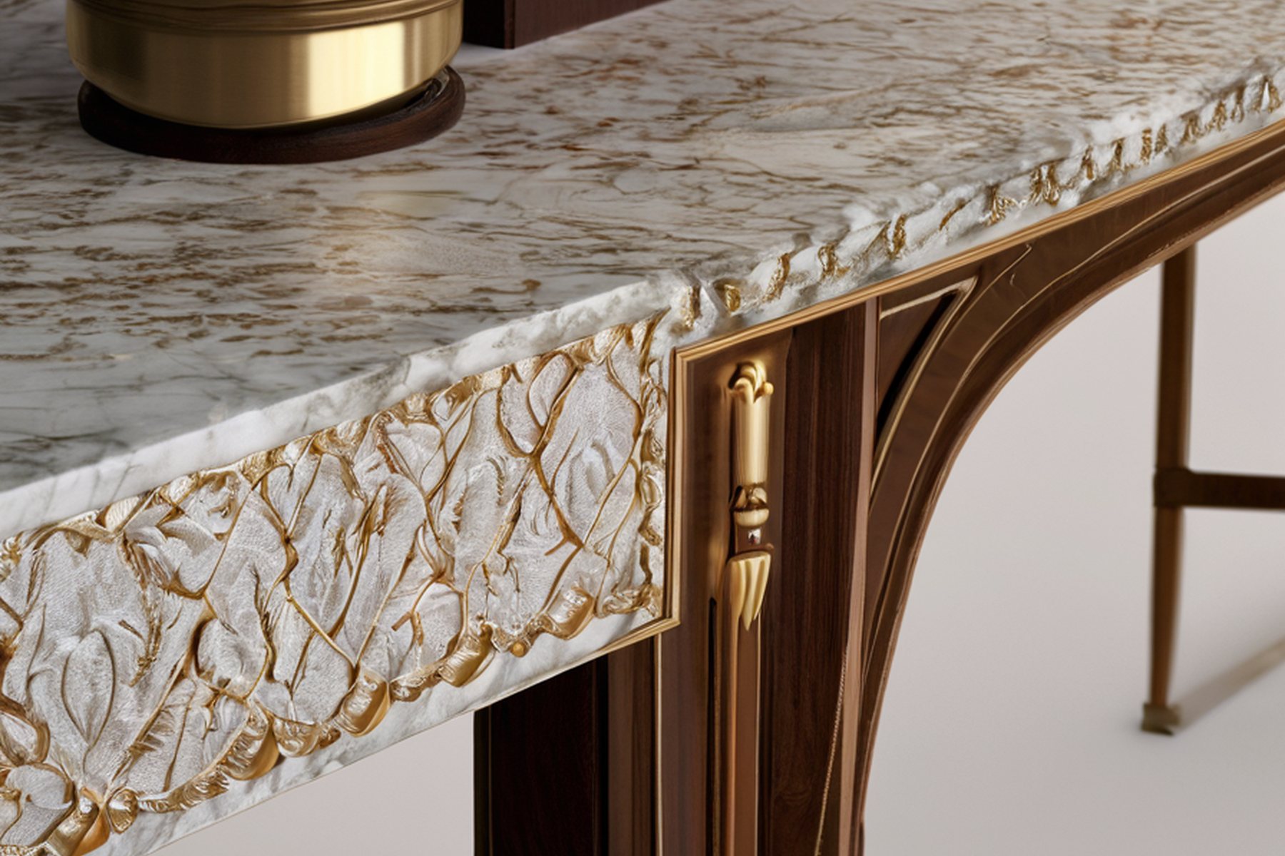 made-to-order classic furniture process carving bench by Modenese Gastone