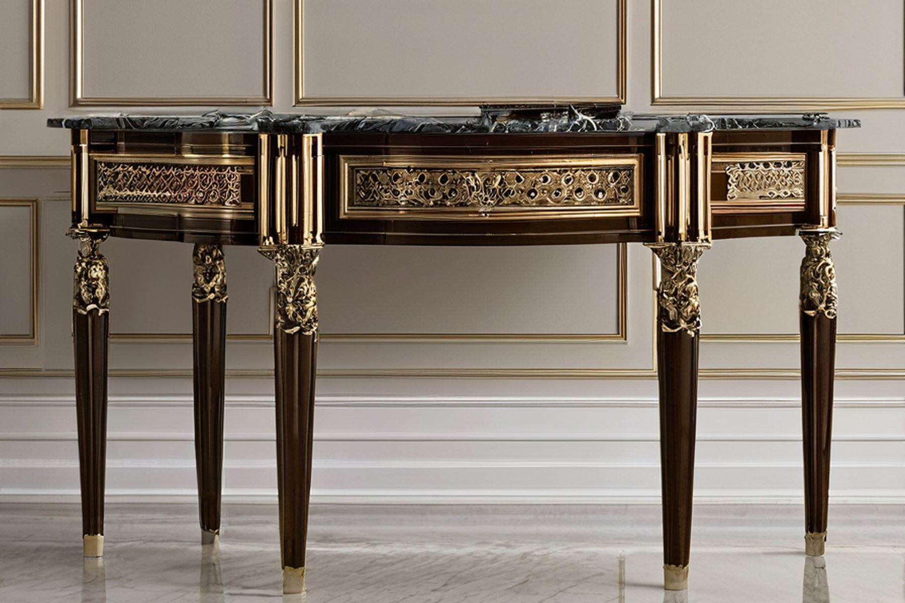 Venetian classic furniture Venetian dining by Modenese Gastone