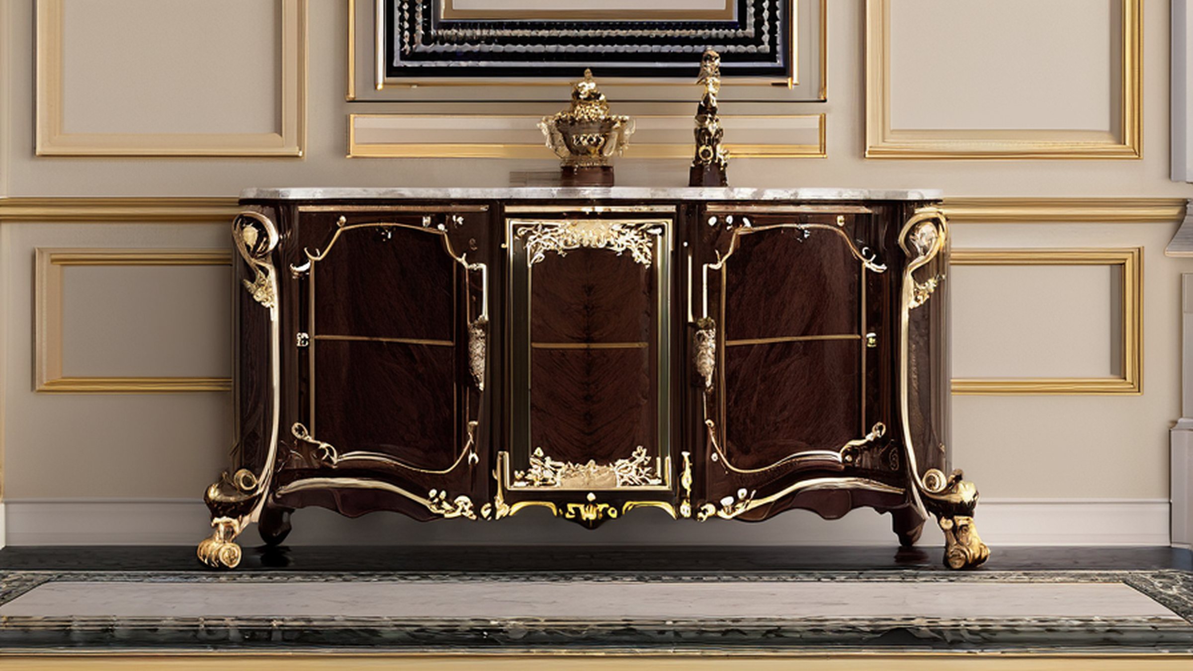 Venetian classic furniture venetian hero salon by Modenese Gastone